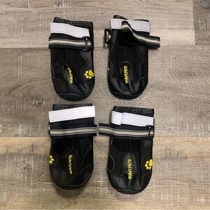 QUMY Pets Dog Shoes Medium Large Boots Paw Protectors Size 7 (63-75lbs)